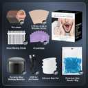 Nose Wax Kit Men, Nose Ear Hair Waxing Kit with 100g Wax, 56 Pcs Accessories, Nose Ear Hair Removal Kit, USB Fast Heat, Smart Constant Temp, Upgraded Size, Multi-Accessories,