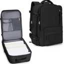 Carry On Backpack for Women, Large Travel Backpack Flight Approved, Waterproof 14 Inch Laptop Backpack Business Work Backpacks Men Mochila De Viaje, Black (Small)