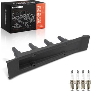 A-Premium 1 Ignition Coil Pack and 4 Iridium Spark Plugs