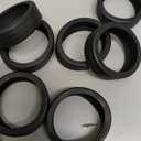 9Pack Luggage Suitcase Wheels Cover Carry on Luggage Wheels Cover for most 8-spinner Wheels Luggage Sets (Black)