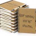Dynta 16 Sets Employee Appreciation Gifts Bulk (20 Goodie Bags), Inspirational Notebooks, 4x5.5 Journals Bulk with Motivational Pens, Thank You Gifts for Coworkers Teachers Nurses Volunteers
