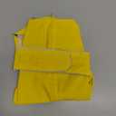 Dog Raincoat Reversible, Single Side Slicker Poncho Adjustable Waterproof Dog Rain Jacket with Leash Hole/Reflective Stripe Hooded Snowproof Windproof Clothes for Small to 3X-Large Dogs, M (Yellow)