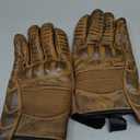 Leather Motorbike Gloves Mens Summer Motorcycle Gloves Racing Gloves Leather Gloves ATV Riding Gloves Black Gloves, Large