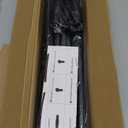 Black Curved Shower Curtain Rod 33-78 Inches Adjustable Splicing Design Shower Rods Curved Round Bowed Rust proof, Premium Stainless Steel Need To Drill Shower Curtain Rod for Bathroom, Bathtub, Stall