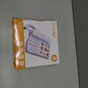 Uvital Big Button Phone for Seniors, Corded Landline Phone with 9 One-Touch Dialing Big Buttons, Hands-Free Calling, Loud Ringer, Easy to Use for Visually Impaired Telephone for Seniors (01-Button White)