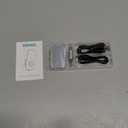 COMSOON Bluetooth Receiver for Car, Noise Cancelling 3.5mm AUX Bluetooth Car Adapter, Wireless Audio Receiver for Home Stereo/Wired Headphones, Hands-Free Call, 16H Battery Life - Black+Silver