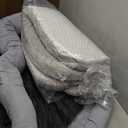 bilypaws Orthopedic Dog Bed for Large Dogs, Pet Sofa Bed with Egg Crate Foam, 4-Sided Bolster, Removable Washable Cover & Anti-Slip Bottom, X-Large Gray