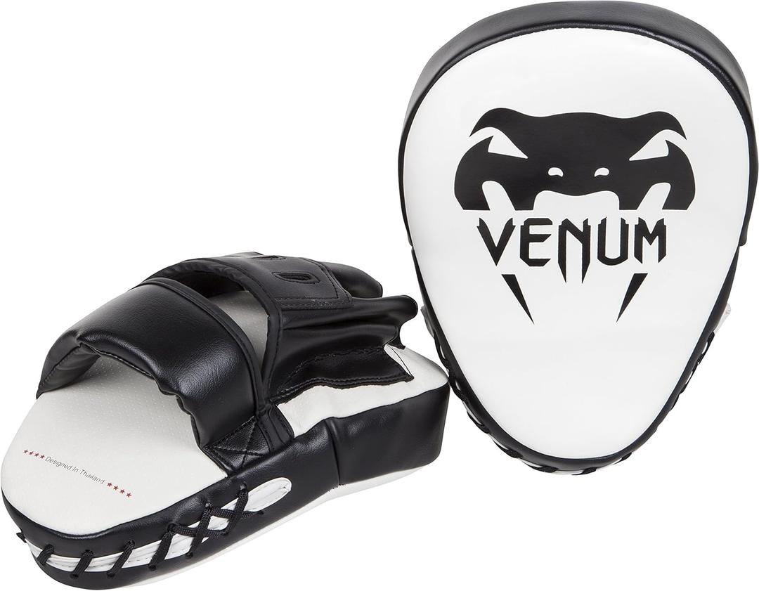Venum Light Focus Mitts (Black/White)