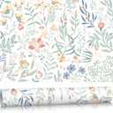 Gersoniel 10 Sheets Floral Pattern Drawer Liners for Dresser 19.5 x 14 Inches Flowers Scented Drawer Liners Non Adhesive Scented Paper for Fragrant Home Shelf Closet(Fresh)