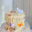 3 x YIHUOMOLDS Butterfly Fondant Silicone Molds For Cake Decorating Cupcake Topper Chocolate Candy Gum Paste Polymer Clay