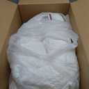 HORIMOTE HOME White Ruffled Quilt King Size, Stone-Washed Microfiber Lightweight Crinkled Farmhouse Rustic Shabby Chic Bedding Set, 3 Pieces Reversible Bedspread with Pillow Shams for All Season
