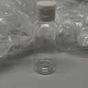 Eccliy 100 Pack 2 oz Plastic Bottles Travel Lotion Bottle Squeeze Container Plastic Bottles with Caps Small Travel Empty Refillable Toiletry Containers for Liquid Lotion Creams with 5 Funnels(Clear)