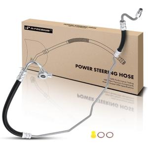 A-Premium Power Steering Pressure Hose Line Assembly Compatible with Toyota 4Runner 1996-1997, 3.4L, with Washer, Pump To Gear/Rack Pinion