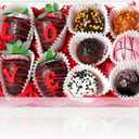 50PCS 8x5x2 Inch Full Clear Chocolate Covered Strawberries Boxes with Window, Bakery, Cookies, Cakesickle, Dessert, Donut Boxes