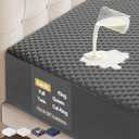 OhGeni 100% Waterproof Mattress Protector, Twin XL-Gray Size Mattress Pad, Fits 6"-20" Mattresses with Deep Pocket, Cooling, Breathable Fitted Sheets, Soft Bed Cover, Noiseless, Machine Washable