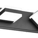 PRESDE 4-Light Bathroom Light Fixtures Over Mirror Matte Black LED Vanity Light for Bathroom Modern Bath Wall Lighting
