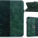 Rotating Case for iPad 9th/8th/7th Generation iPad 10.2 Case (2021/2020/2019 Release), 360 Degree Rotating Stand Cover PU Leather Swivel Protective Case for iPad 10.2 inch/iPad 10.5 inch, Green