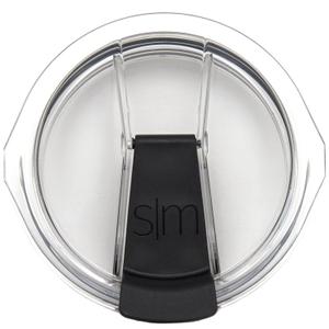 Simple Modern Slim Cruiser Tumbler Flip Lid | Reusable Replacement Press in Lid for Insulated Travel Mug Stainless Steel Water Bottle | Slim Cruiser Collection | Clear