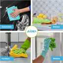 AIDEA Microfiber Cleaning Cloth 100PK, Soft Absorbent Rags, Microfiber Towels for Cars, Kitchen Towels, Dusting Cloth for Home, Window, Cleaning Supplies, 12"×12"