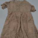 No Brand Women's Casual Off Shoulder Lace Maxi Dress Boho White Bridesmaid Wedding Evening Party Dresses L, 