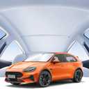 Compatible for Tesla Model Y 3Pcs Sunshade Windshield & Roof [No-Gap/Sag-Free], Portable Foldable Umbrella Heat Insulation for Tesla Model 2024-2025, Car Accessories