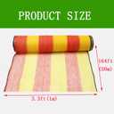 Orange Safety Fence 3.3' x 164' Construction Barrier Netting - High Visibility Orange Yellow Mesh Fence Roll, Heavy Duty HDPE Safety Fencing for Construction, Snow Fence, Temporary Barrier