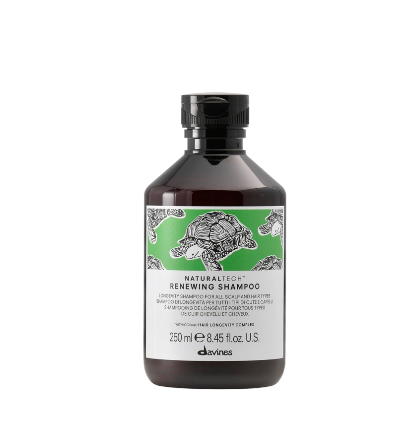 Davines Naturaltech RENEWING Shampoo, Gentle Cleansing That Promotes The Well Being Of Hair And Scalp, 8.45 Fl Oz (Pack of 1)