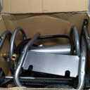 Giraffe Tools Garden Hose Reel Cart, Cart with Wheels Heavy Duty, Industrial Hose Reels for Outside, 250-Feet of 5/8" Hose Capacity, Hose Guide Pre-Installed (Extra large)