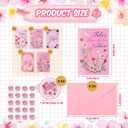 Eaasty 50 Sets Spanish Mother's Day Cards with Stickers and Envelopes Blank Inside Funny 5 Style Greeting Card Design