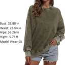 Wrenpies Oversized Vintage Hoodie for Women Cotton Loose Fit Baggy Hooded Sweatshirt Trendy Basic Acid Wash Pullover Top (Green, XXL)