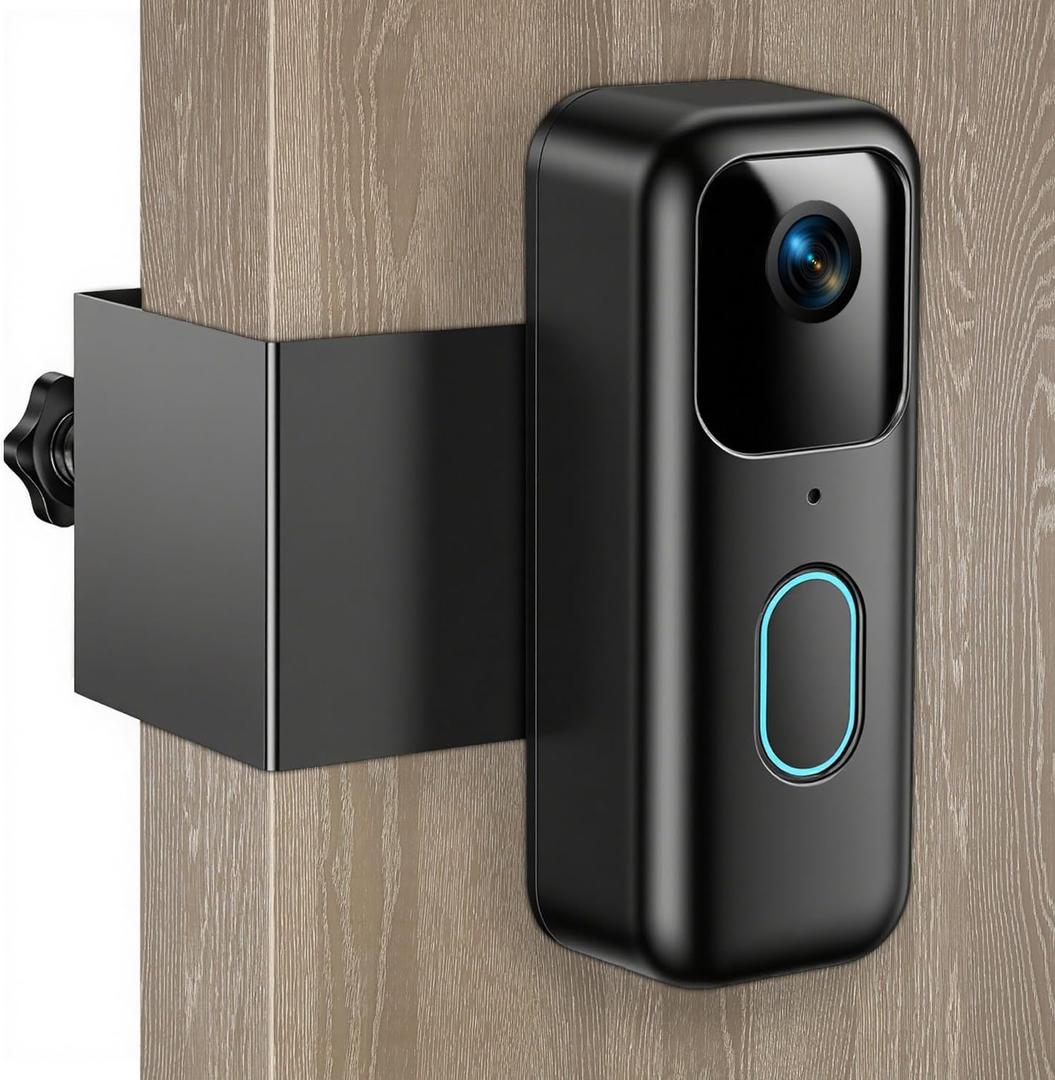 Blink Doorbell Mount, Anti-Theft Video Doorbell Mount Bracket for Blink Doorbell Camera(2nd Gen), No Drilling No Sensor Blocking Easy to Install Blink Doorbell Camera Mount(1 Pack)