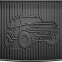 AOMSAZTO Cargo Liner Custom Fit for Ford Bronco Sport 2026 2025 2024 2023 2022 2021- All Weather Protection Automotive Trunk Floor Mat - Waterproof Cargo Mat for Bronco Sport