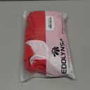 EDOLYNSA One Piece Swimsuit with Cover up Skirt Starfish Swimwear Sets for Women Halter Bathing Suits Vacation Beach Dresses (Small, Red)