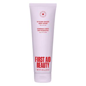 First Aid Beauty KP Bump Eraser Body Scrub, 10% AHA Keratosis Pilaris Exfoliator (Glycolic & Lactic Acid) Treatment for Strawberry Legs, Razor Bumps & Rough Bumpy Skin, Safe for Sensitive Skin