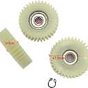 Rqhddpeij E Bike Motor Gear 47.5x13.5mm Planetary Gear 36 Teeth Gears with 8mm Bearings Wheel Hubs Electric Bike Nylon Gear Compatible with Bafang Motor E-Bike Parts