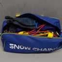 Snow Tire Chains for Car SUV Pickup Trucks, Universal Car Snow Chains, Snow Traction for Tires, Fit for Tire Width 195 205 215 220 225 235 240 245 255 265