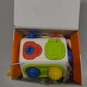 Busy Cube for Toddlers 1 Years Old, Montessori Toys for 1 Year Old - Ideal Gifts for 1 Year Old Boys Girls - Airplane Plane Car Travel Toys for 6 to 18 Months Toddlers Educational Learning Toys