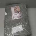 DIMJ Storage Bins with Lids - 4 Pack Large Fabric Closet Organizer with Window & Handles, Collapsible Decorative Storage Boxes for Shelves Under Bed, Books Clothes Blankets Sweaters Organization (Gray)