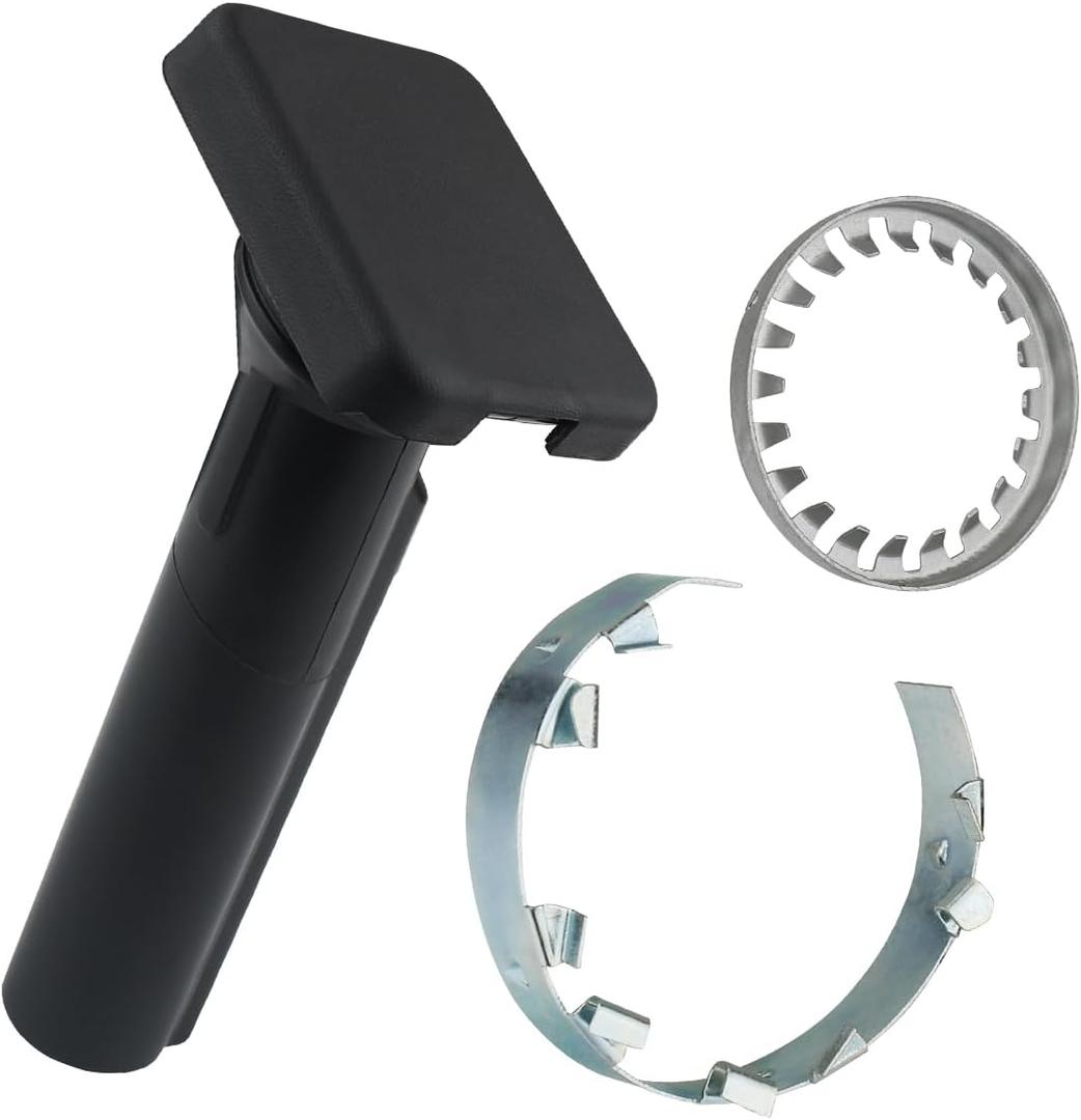 Spare Tire Carrier Lock Cylinder Cover Tube and Rings Kit Compatible with 1999-2013 Chevy Silverado GMC Sierra 1500 2500 3500 Pickup Replaces 15182986 15040331 15769308