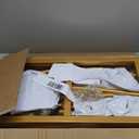 LANGXUN Large Size Metal Balloon Arch Kit, Wedding Heart Arch Stand, Love Balloon Column Arch Frame for Wedding, Bridal, Valentine's Day, Engagement and Birthday Party Supplies (Gold)