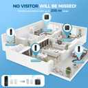Wireless Doorbell Chime Extender for Home - Digital Door Bells Compatible with Blink Video Doorbell (1st & 2nd Gen)/Google Nest Doorbell (Wired, 2nd & 3rd Gen) / Wired Doorbell Chime