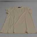 Memorose Womens Short Sleeve Tops Summer T Shirts Round Neck Causal Fashion Basic Tee (Large, Cream01)