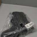 ROCKMARK Mens Winter Mid-Calf Snow Boots Fur Lined Warm Waterproof Slip On Outdoor Athletic Snow Boots (10, Black)