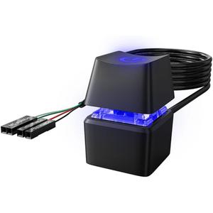 PC Power Button Extension, Computer Power Switch Button, Desktop On Off Control Adapter (5m)