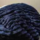 BEDELITE Fleece California King Comforter Set -Super Soft & Warm Fluffy Navy Blue Bedding, Luxury Fuzzy Heavy Bed Set for Winter with 2 Pillow Cases