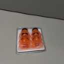 Reusable Soda Can Lids - 6-Pack Spill-Proof, Snap-On Covers for Freshness and Protection, Orange Can Toppers Set of 6