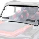 SAUTVS Front Full Windshield for Polaris General 1000/General XP 1000/4 2016-2025, Clear Hard Coat Scratch-Resistant Poly Vented Front Windshield Accessories, Replace #2884337