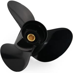 Outboard Propeller 14x19 Pitch 15 Tooth Spline compatible with Suzuki DF90 DF100 DF115 DF140 Outboard Motor Engines, 3-Blade RH, 4.25" Gearcase, replace OEM 58100-90J11-019 58100-90JB0-019