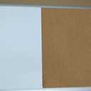 Amazon Basics Magnetic Dry Erase Whiteboard & Cork Board Combo, Double-Sided, Lightweight, Easy to Install, Plastic/Aluminum Frame, 17" x 23"