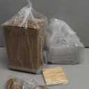 50 Pack Charcuterie Boxes with Clear Lids, Paper Disposable To Go Small Food Containers, 5 Inch Dessert Boxes for Sandwich, Cookie, Cake Slice, Strawberries (Brown)